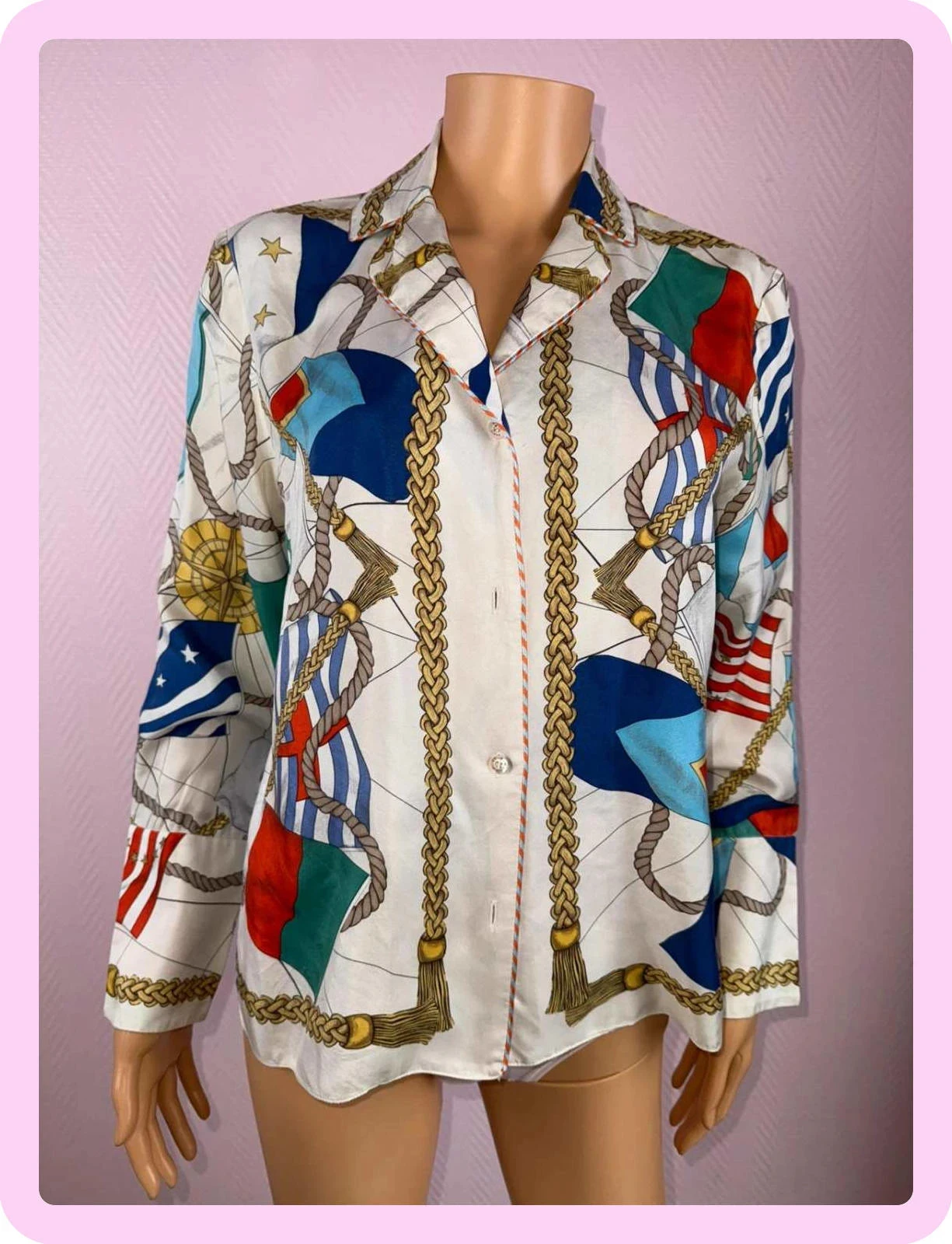 Camisa Sandro de seda talla 34 nueva – photo 3